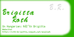 brigitta roth business card